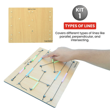 Practiko Class 5 Math Kit – Space and Shapes experiment setup; Student performing Space and Shapes activity – Practiko math learning kit; Math concept demonstration from Space and Shapes kit by Practiko; Hands-on learning with Practiko Space and Shapes math STEM kit; Space and Shapes kit materials and tools for Grade 5 math experiments
