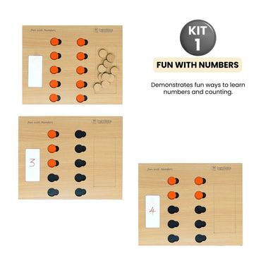 Numbers & Operations – Hands-On Math Kit for Grade 1 with 6 Engaging Concepts
