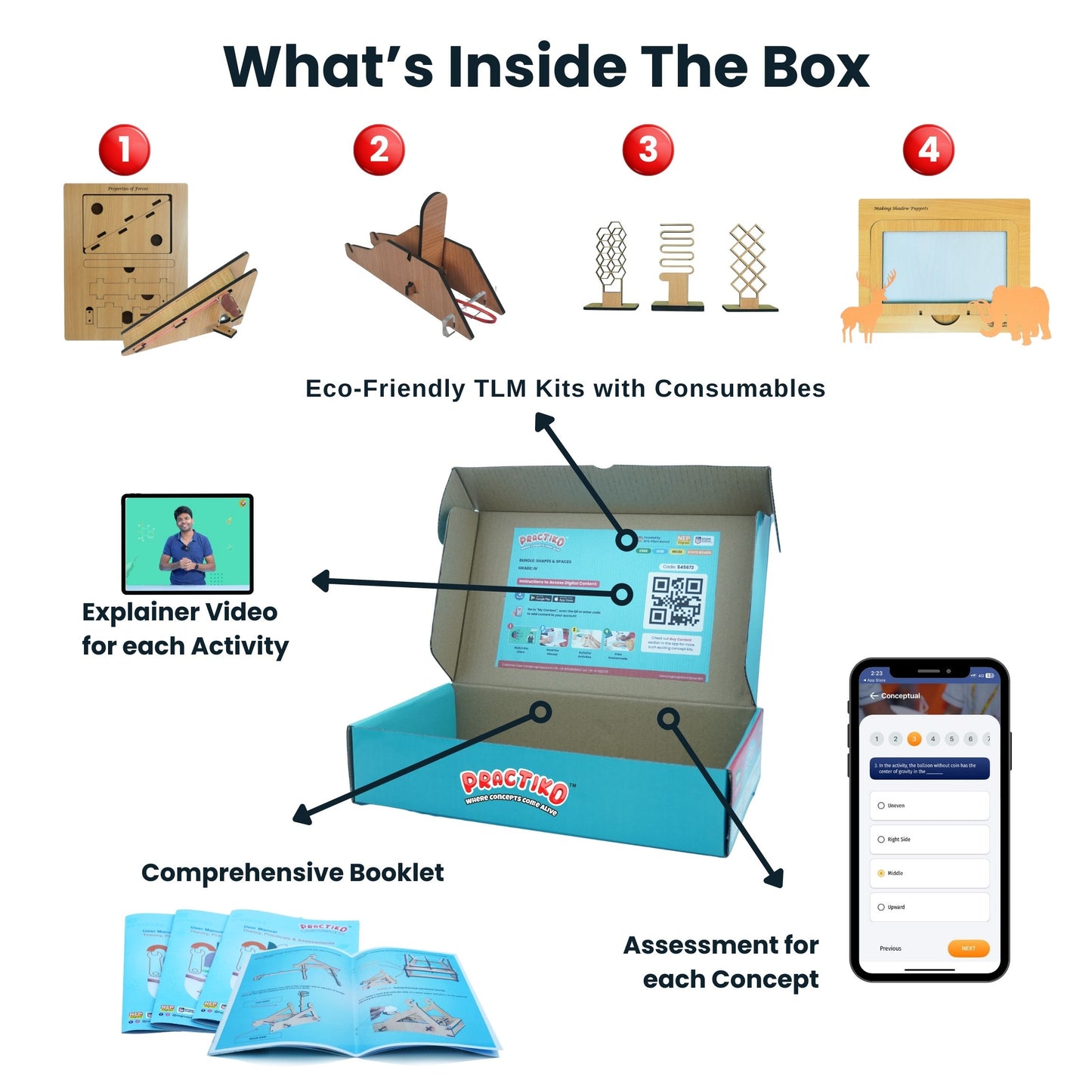 FORCES, LIGHT & ENERGY – Hands-On Science Kit for Grade 2 with 4 Engaging Concepts