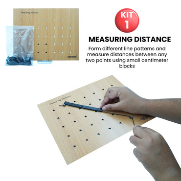 Practiko Class 4 Math Kit – Geometry & Measurement experiment setup; Student performing Geometry & Measurement activity – Practiko math learning kit; Math concept demonstration from Geometry & Measurement kit by Practiko; Hands-on learning with Practiko Geometry & Measurement math STEM kit; Geometry & Measurement kit materials and tools for Grade 4 math experiments