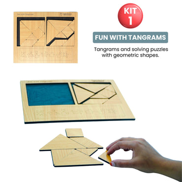Patterns, Symmetry, Time & Data – Hands-On Math Kit for Grade 2 with 5 Engaging Concepts