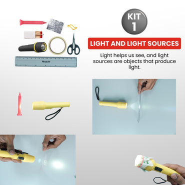 Forces, Light & Sound – Hands-On Science Kit for Grade 1 with 6 Engaging Concepts