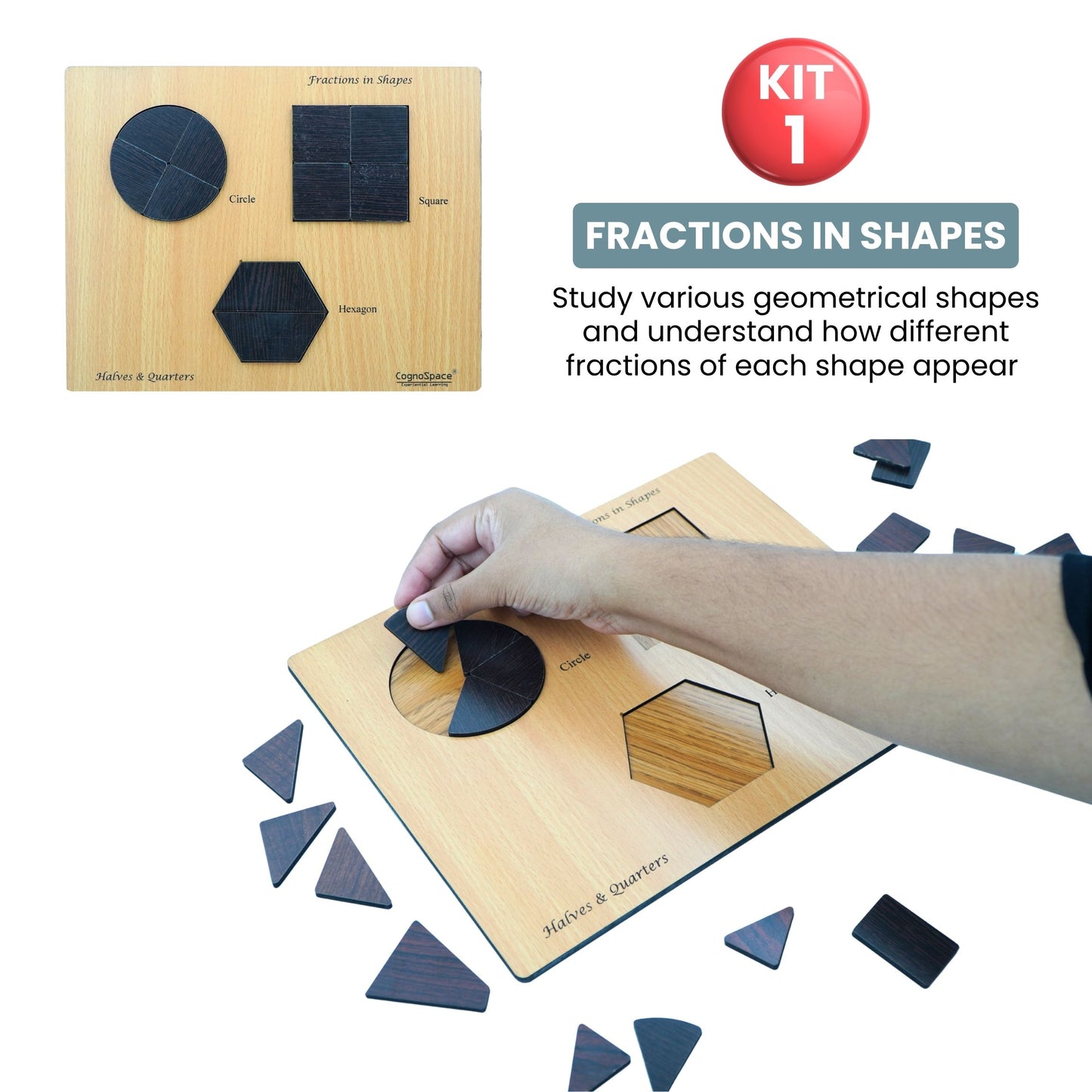 Practiko Class 3 Math Kit – Shapes & Measurement experiment setup; Student performing Shapes & Measurement activity – Practiko math learning kit; Math concept demonstration from Shapes & Measurement kit by Practiko; Hands-on learning with Practiko Shapes & Measurement math STEM kit; Shapes & Measurement kit materials and tools for Grade 3 math experiments