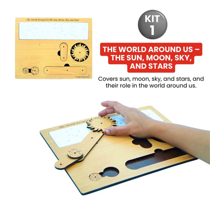 Earth, Space, and Electricity – Hands-On Science Kit for Grade 2 with 5 Engaging Concepts