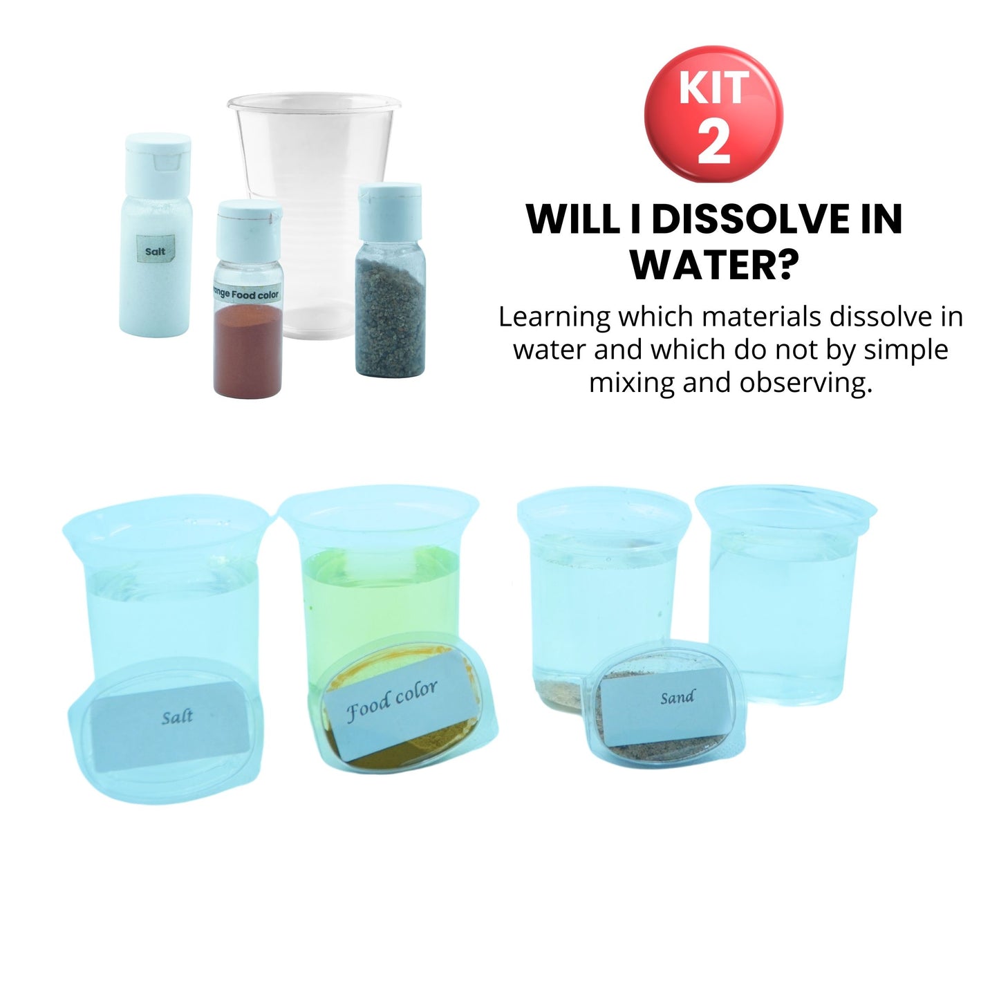 MATERIALS & BASIC SCIENCE – Hands-On Science Kit for Grade 2 with 4 Engaging Concepts