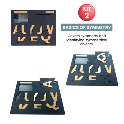 Patterns, Symmetry, Time & Data – Hands-On Math Kit for Grade 2 with 5 Engaging Concepts