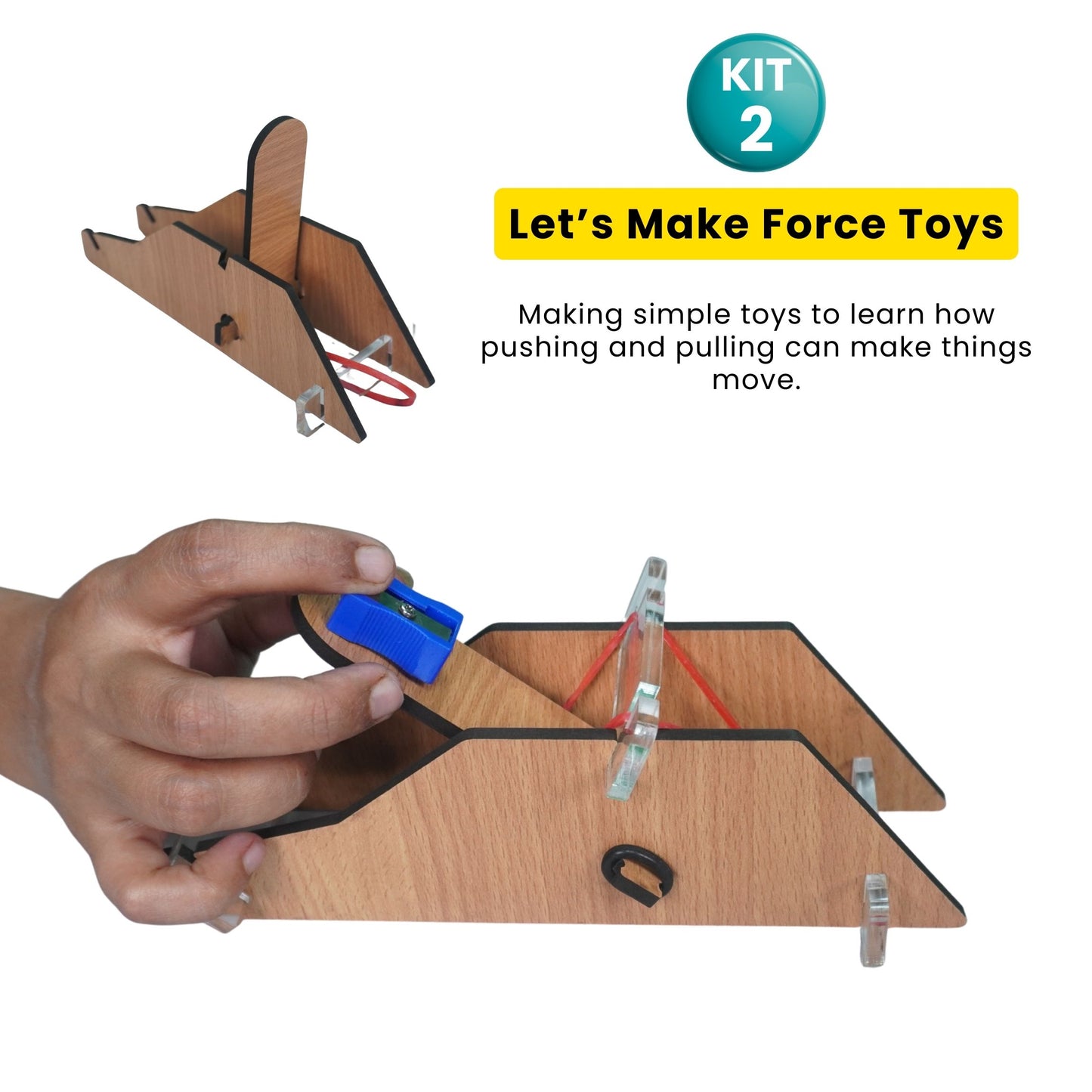 FORCES, LIGHT & ENERGY – Hands-On Science Kit for Grade 2 with 4 Engaging Concepts