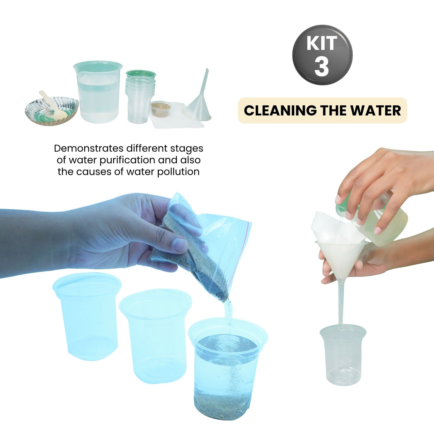 Practiko Class 4 Science Kit – Matter & Changes experiment setup; Student performing Matter & Changes activity – Practiko science learning kit; Science concept demonstration from Matter & Changes kit by Practiko; Hands-on learning with Practiko Matter & Changes science STEM kit; Matter & Changes kit materials and tools for Grade 4 science experiments