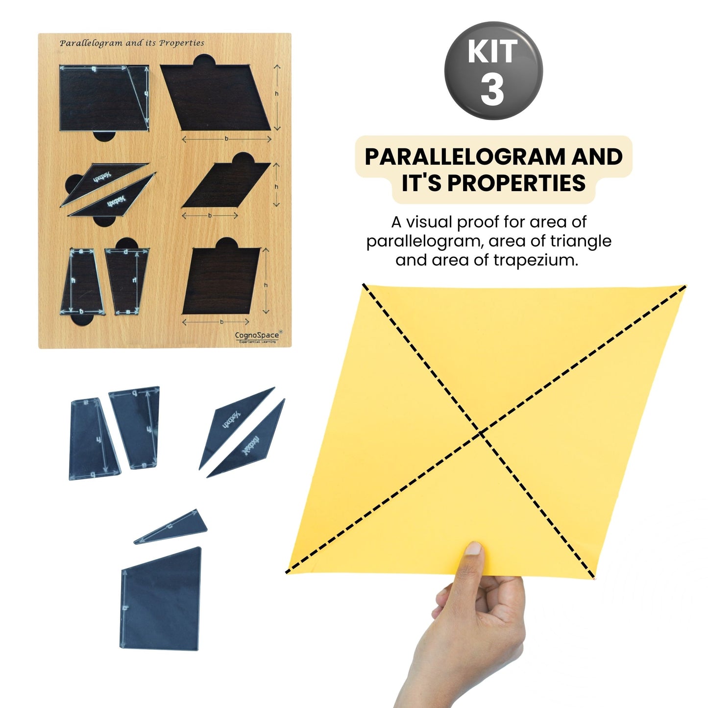 Geometry, Space & Visual Proofs | 5 kits in 1 Bundle | Math | Grade 8