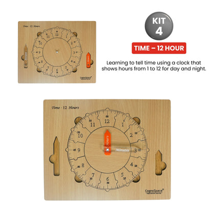 Shapes, Patterns & Time – Hands-On Math Kit for Grade 1 with 5 Engaging Concepts