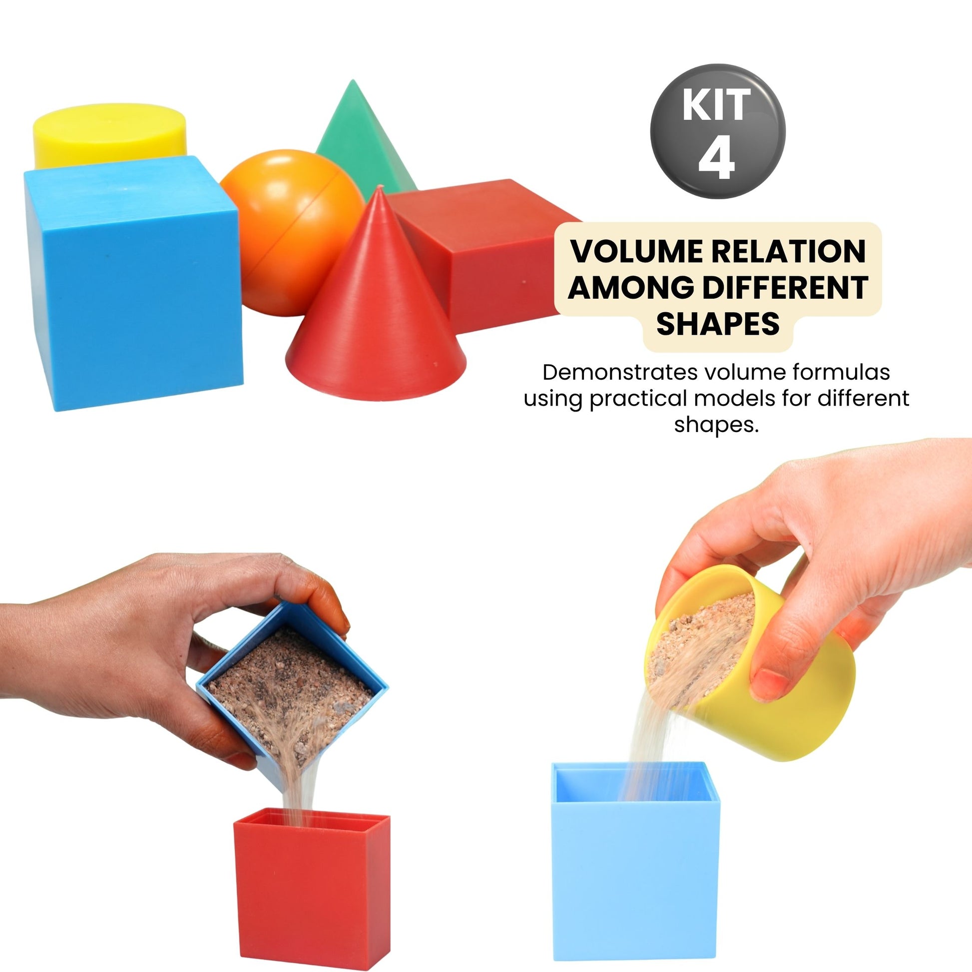 Practiko Class 9 Math Kit – Volumes, Calculus & Chance experiment setup; Student performing Volumes, Calculus & Chance activity – Practiko math learning kit; Math concept demonstration from Volumes, Calculus & Chance kit by Practiko; Hands-on learning with Practiko Volumes, Calculus & Chance math STEM kit; Volumes, Calculus & Chance kit materials and tools for Grade 9 math experiments