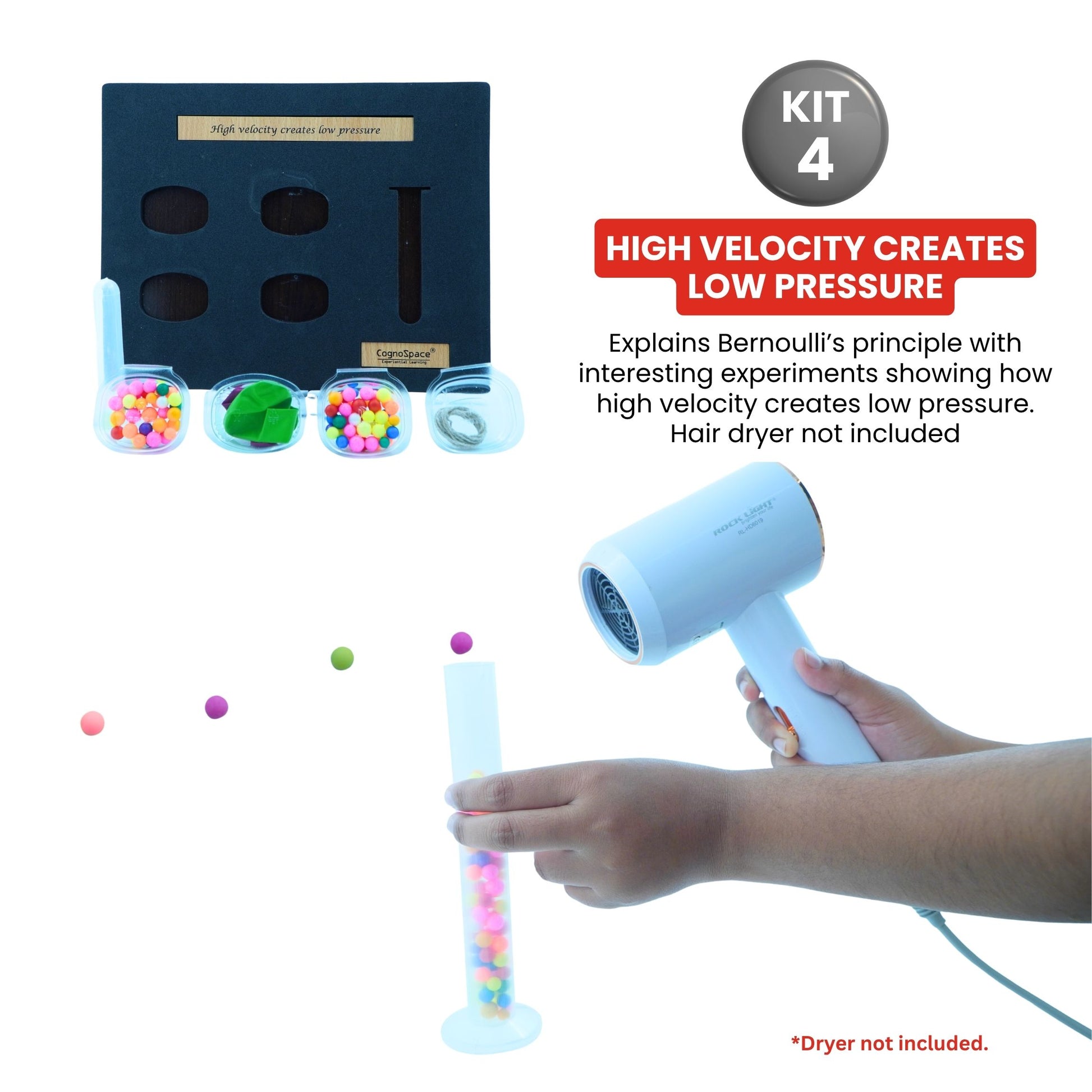 Practiko Class 8 Science Kit – Natural Pushes and Pressures experiment setup; Student performing Natural Pushes and Pressures activity – Practiko science learning kit; Science concept demonstration from Natural Pushes and Pressures kit by Practiko; Hands-on learning with Practiko Natural Pushes and Pressures science STEM kit; Natural Pushes and Pressures kit materials and tools for Grade 8 science experiments