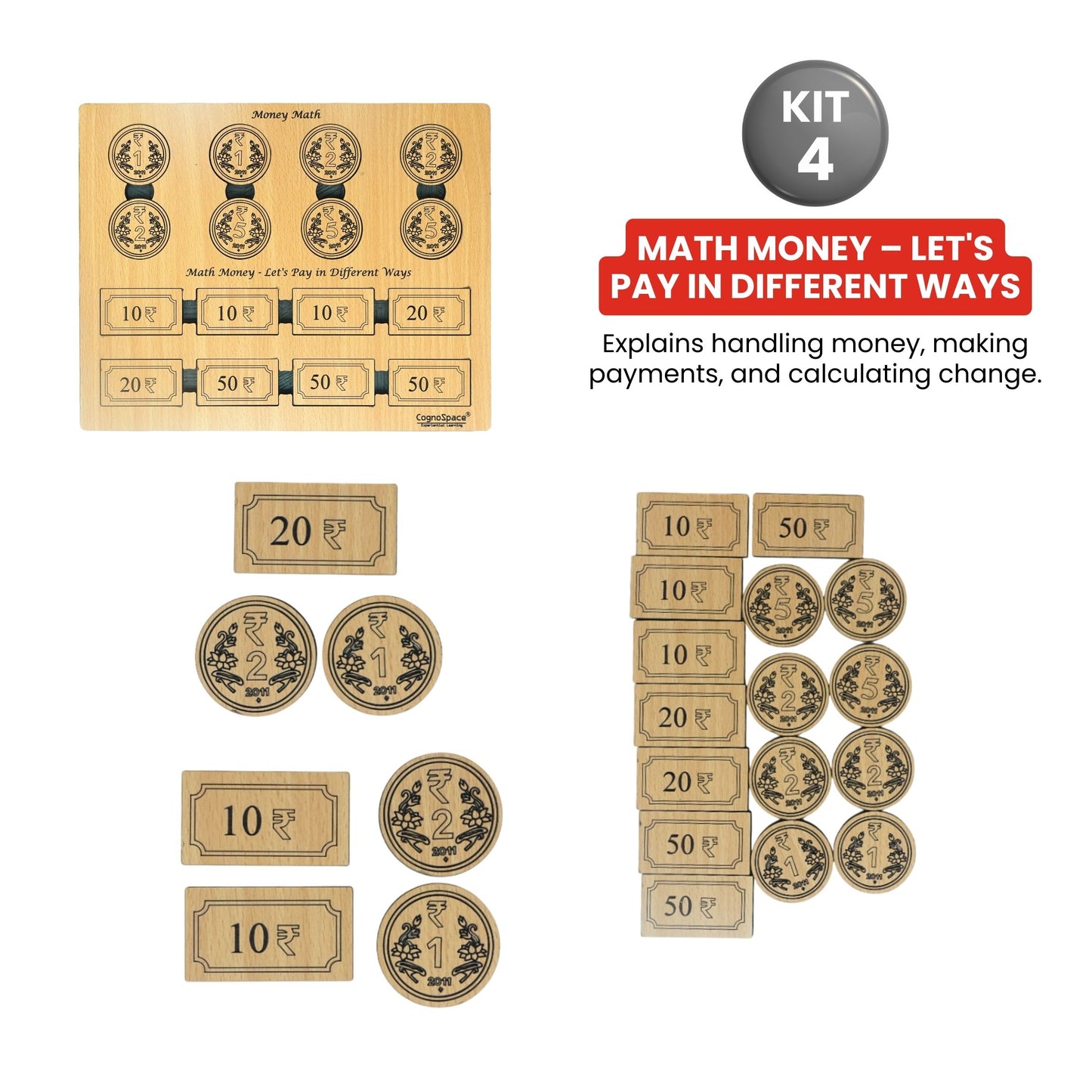 Numbers, Counting & Measurement – Hands-On Math Kit for Grade 2 with 6 Engaging Concepts