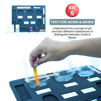 Practiko Class 7 Science Kit – Living & Breathing Earth experiment setup; Student performing Living & Breathing Earth activity – Practiko science learning kit; Science concept demonstration from Living & Breathing Earth kit by Practiko; Hands-on learning with Practiko Living & Breathing Earth science STEM kit; Living & Breathing Earth kit materials and tools for Grade 7 science experiments