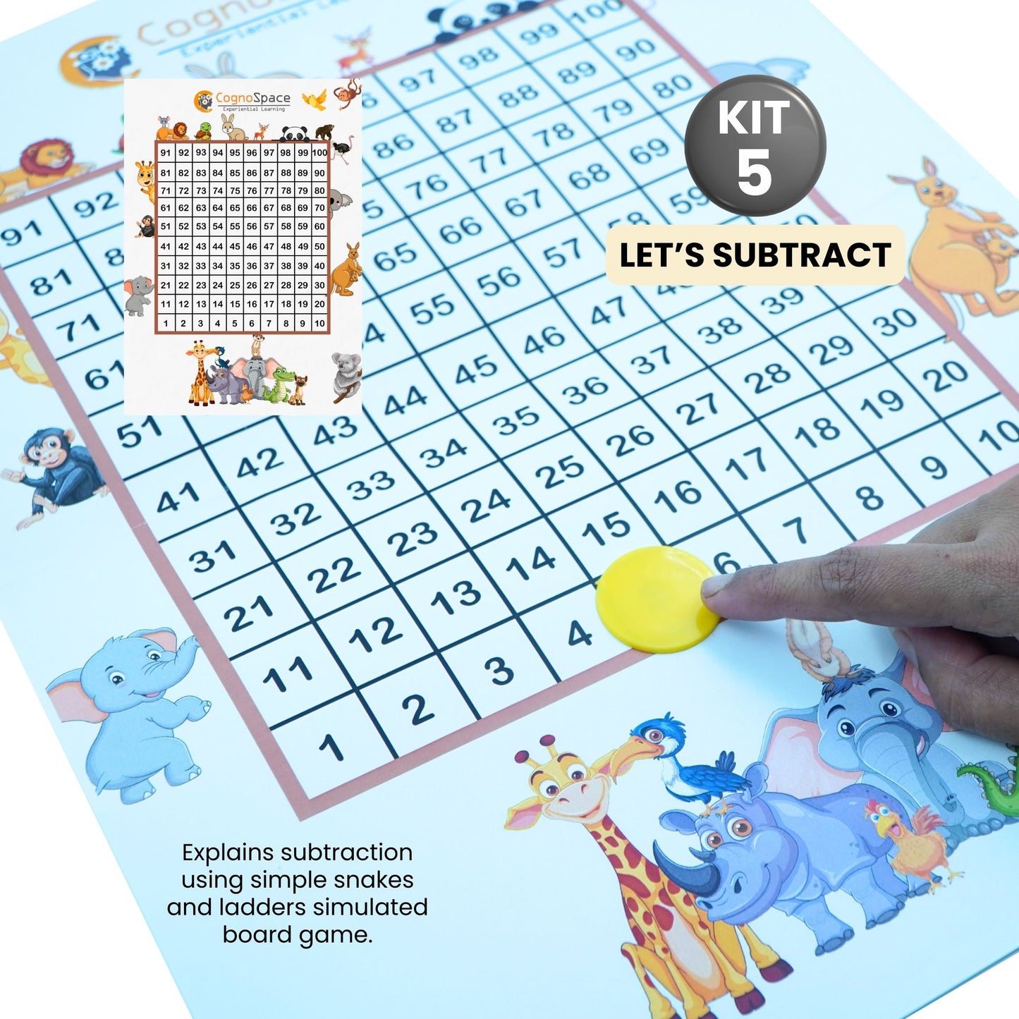 Numbers & Operations – Hands-On Math Kit for Grade 1 with 6 Engaging Concepts