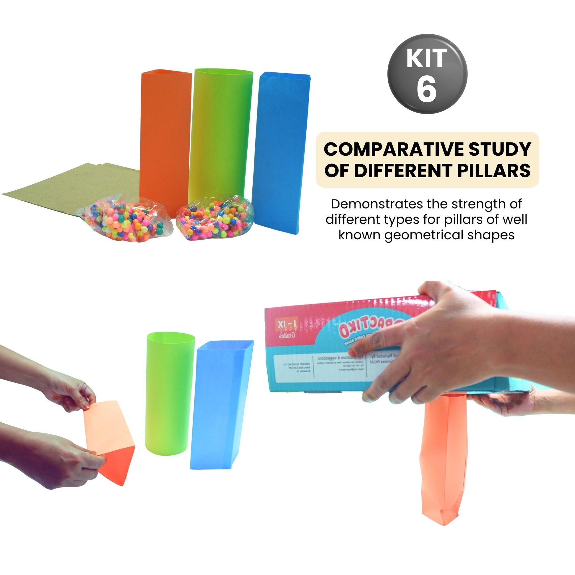 Practiko Class 9 Math Kit – Volumes, Calculus & Chance experiment setup; Student performing Volumes, Calculus & Chance activity – Practiko math learning kit; Math concept demonstration from Volumes, Calculus & Chance kit by Practiko; Hands-on learning with Practiko Volumes, Calculus & Chance math STEM kit; Volumes, Calculus & Chance kit materials and tools for Grade 9 math experiments