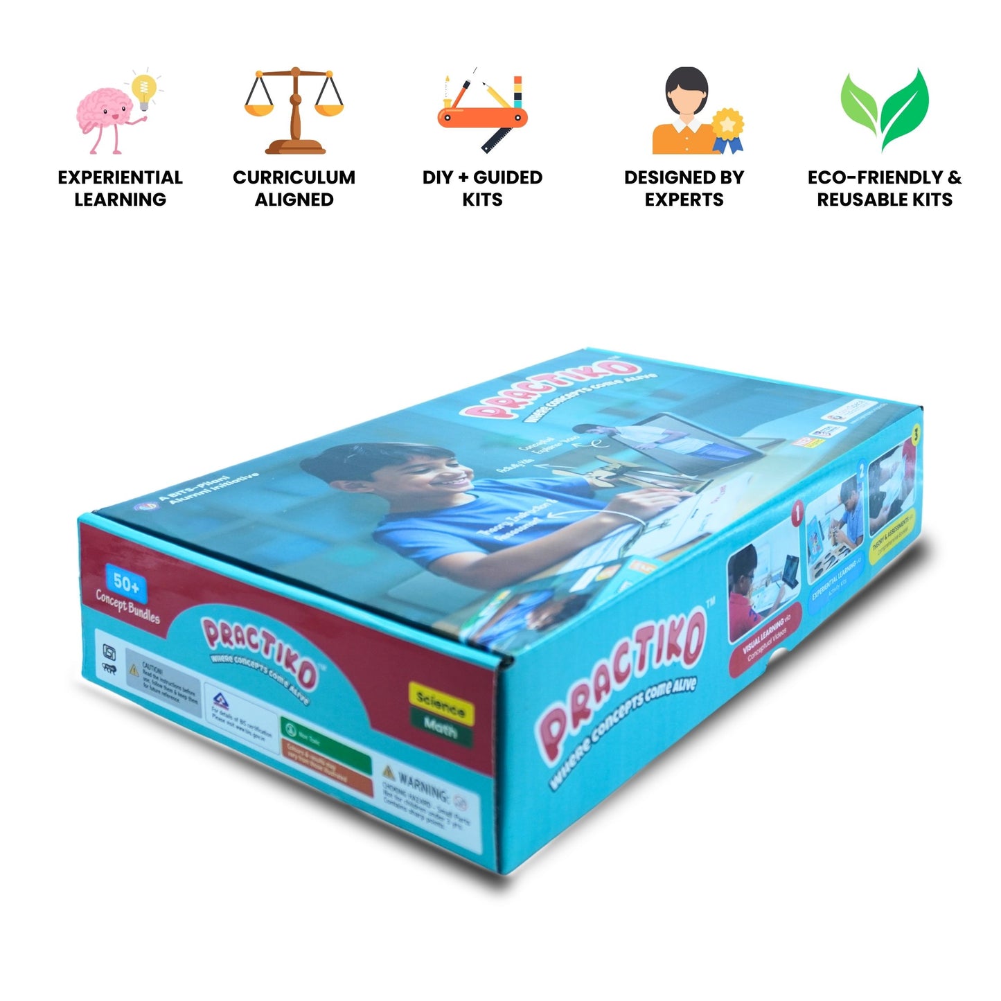 Numbers, Counting & Measurement – Hands-On Math Kit for Grade 2 with 6 Engaging Concepts